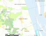 Map commune FR insee code 33146